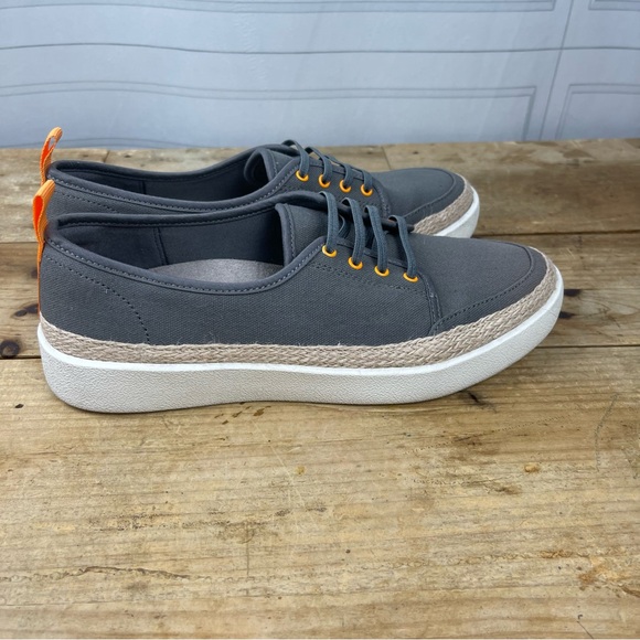 Vionic Jovie Lace-up‎ Canvas Sneaker - Charcoal - Women's Size 6.5 - Picture 6 of 13